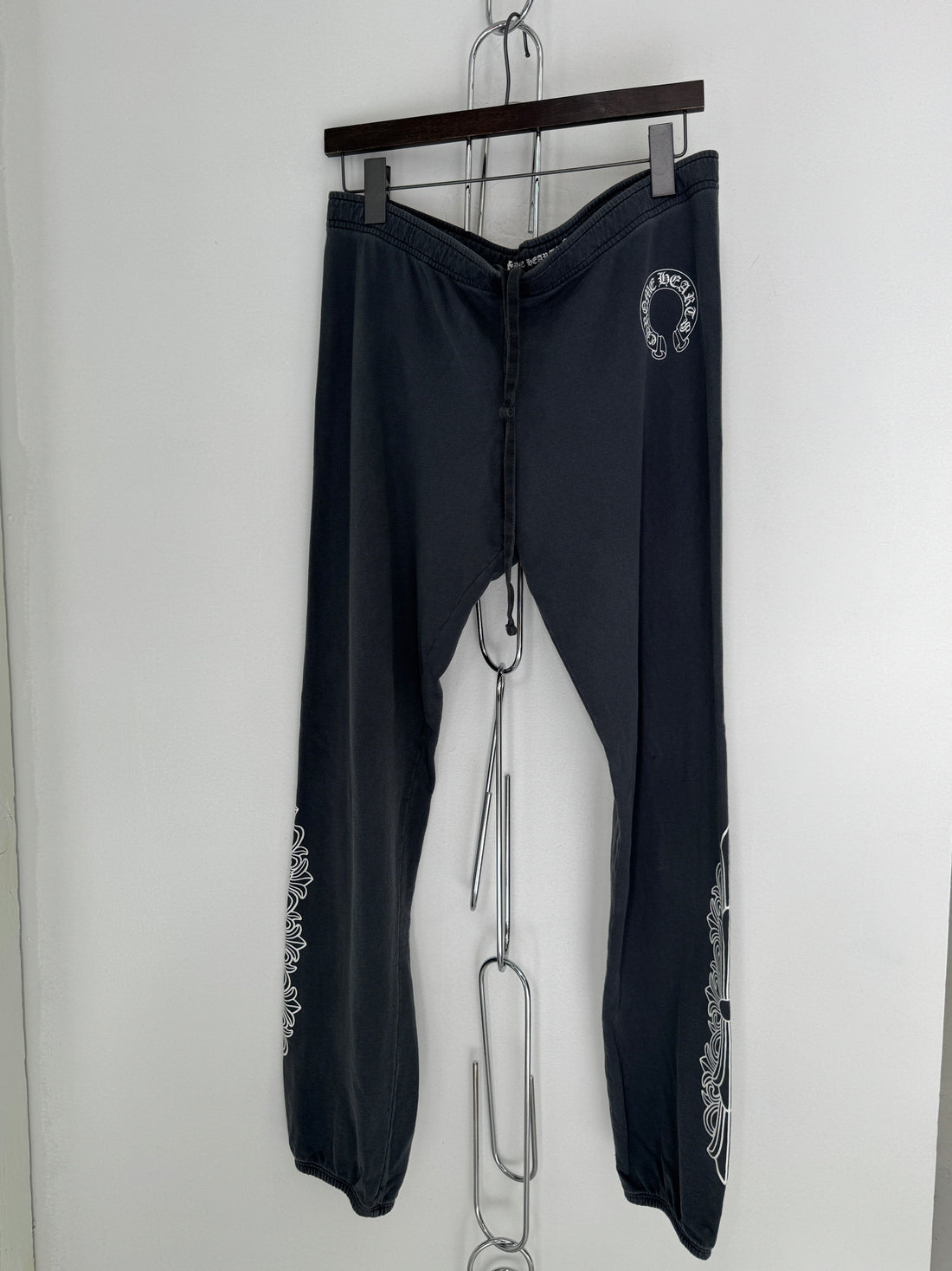 CHROME HEARTS GREY SWEAT PANTS