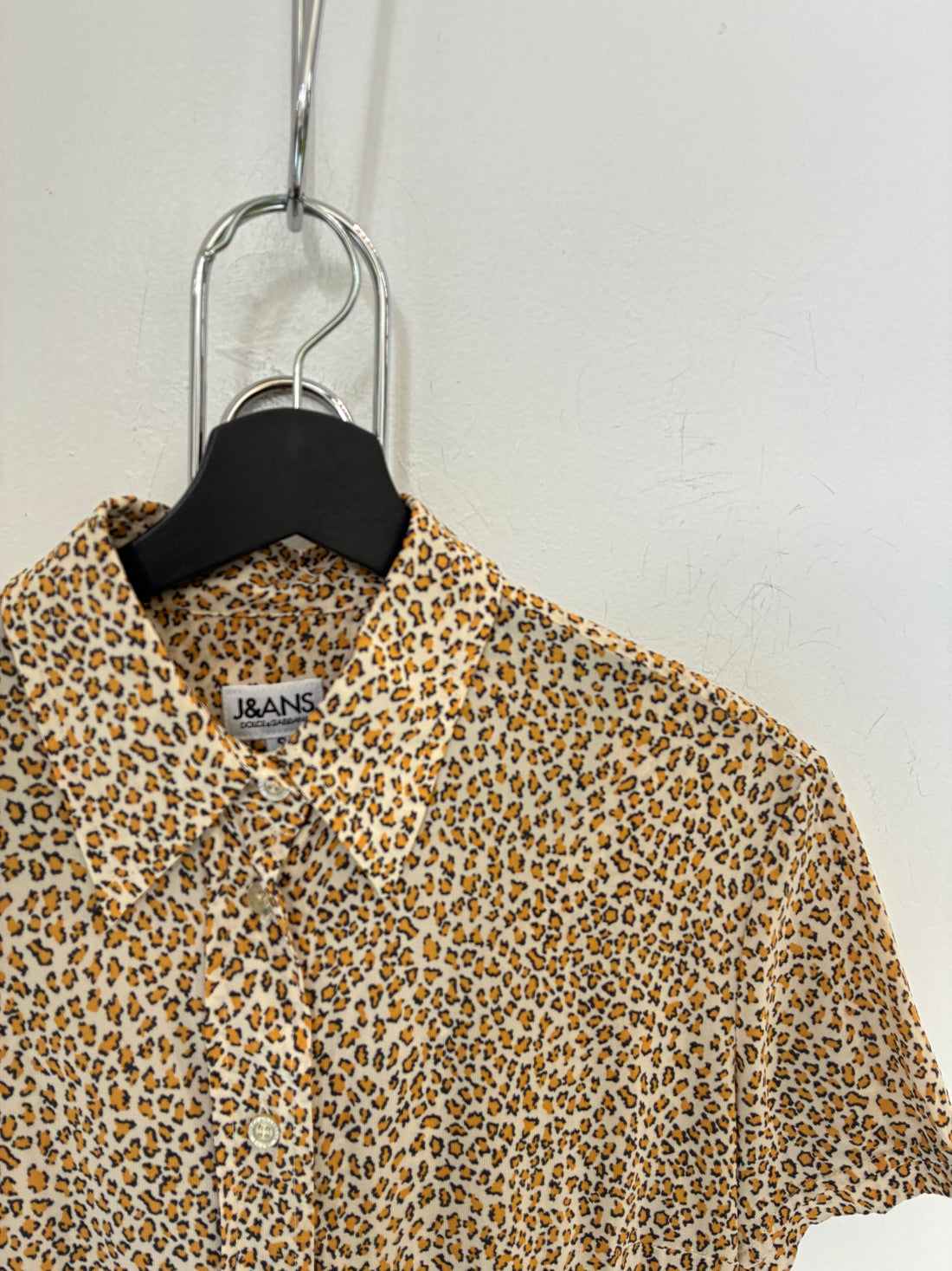 VINTAGE DOLCE&GABBANA J&ANS LEOPARD PRINT 2 PIECE TOPS