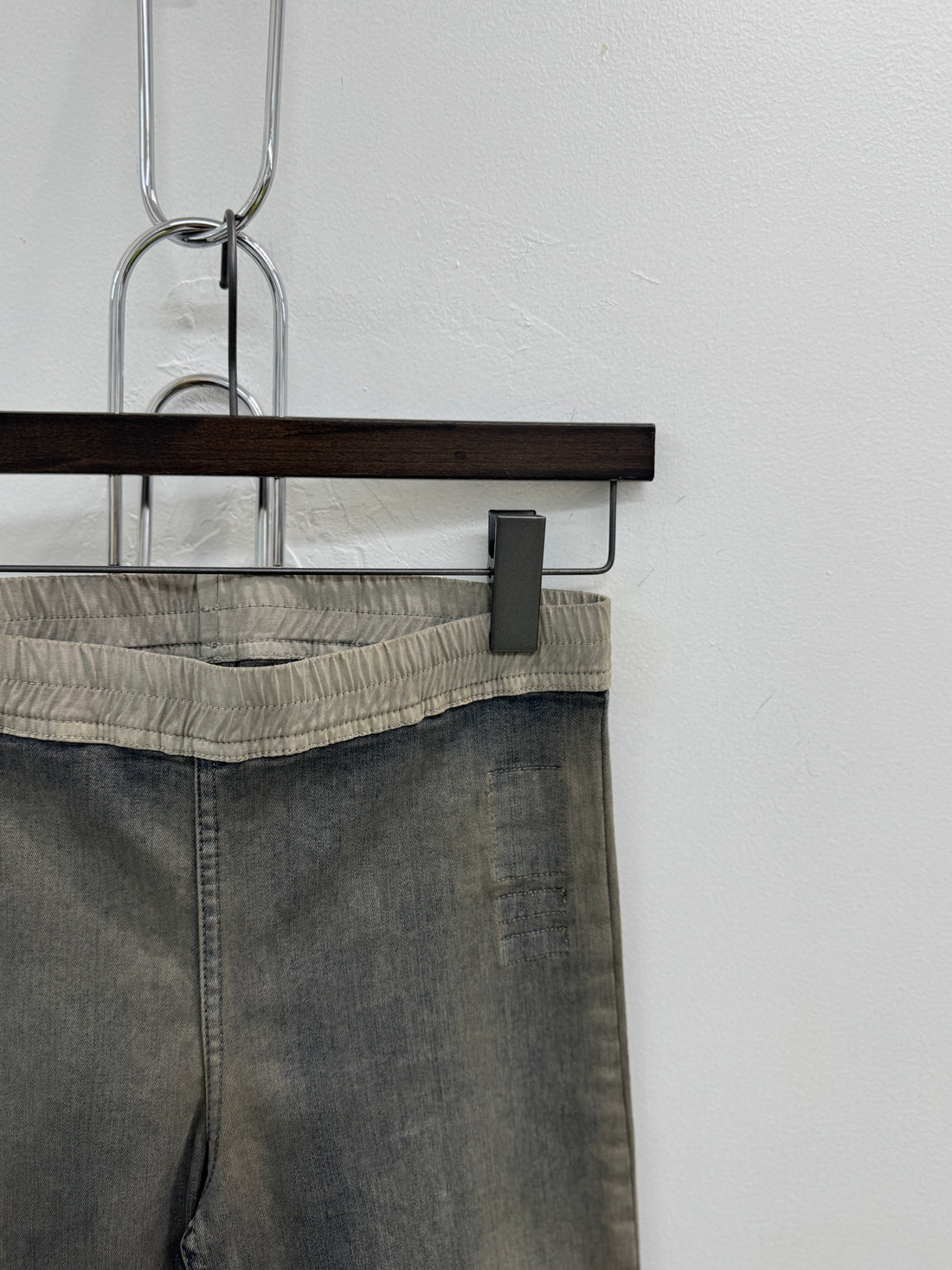 RICK OWENS DRKSDW DENIM LEGGINGS