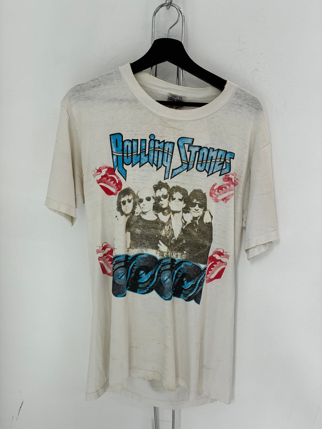 90S ROLLING STONES THRASHED BACK TEE