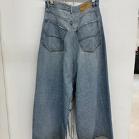WOMENS BALENCIAGA HIGH WAISTED DENIM PANTS