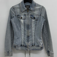 VINTAGE DOLCE & GABBANA LIGHT ZIP UP DENIM JACKET