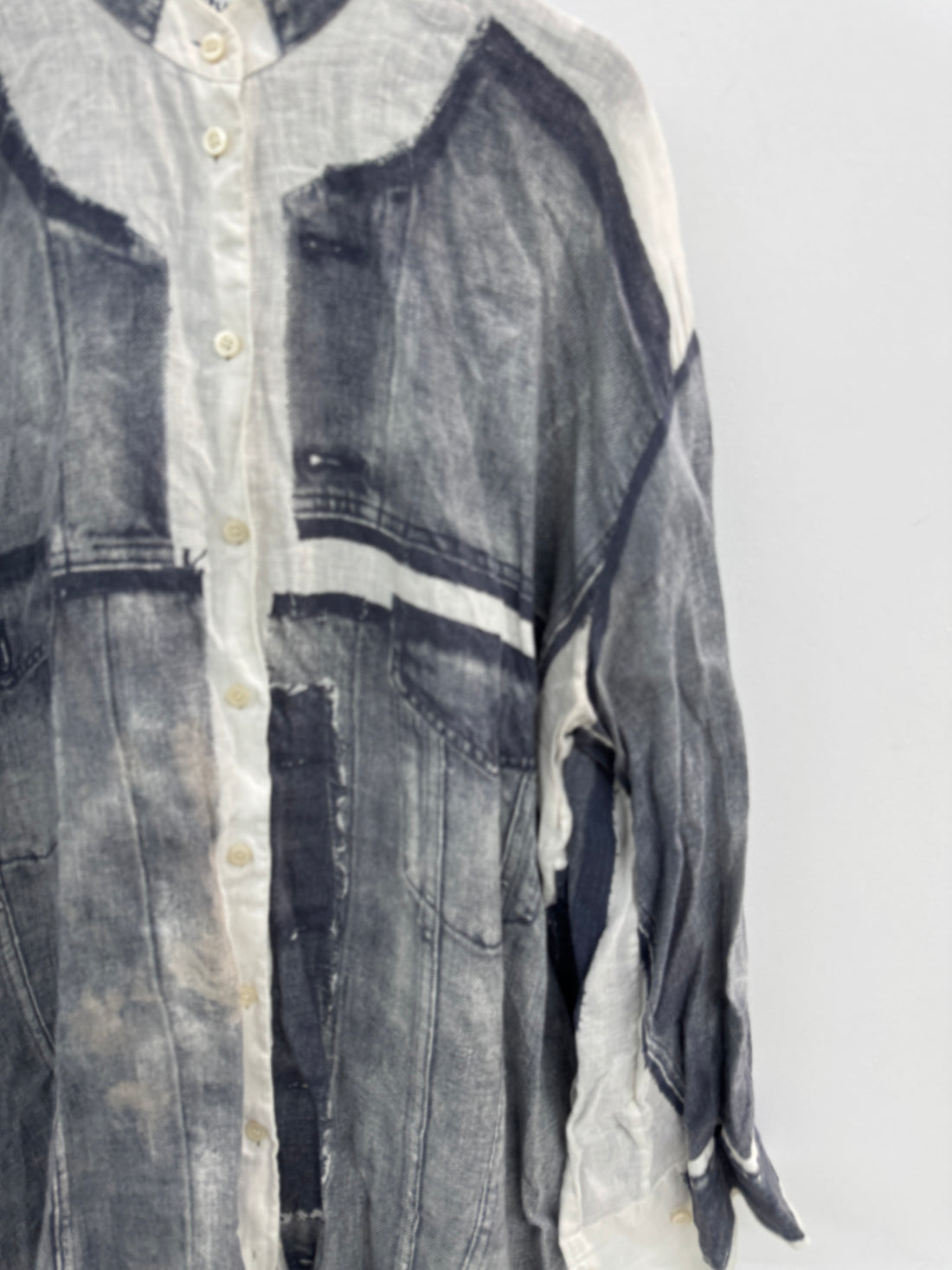 ACNE STUDIOS TROMPE L'OEIL BUTTON UP SHIRT