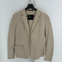 YOHJI YAMAMOTO Y'S BEIGE BOTTON BLAZER