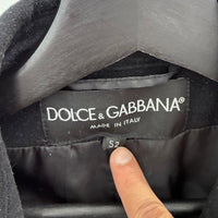 DOLCE & GABBANA DOUBLE BREASTED WOOL COAT
