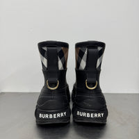 WOMENS BURBERRY NOVA CHECK PATTERN BOOTS