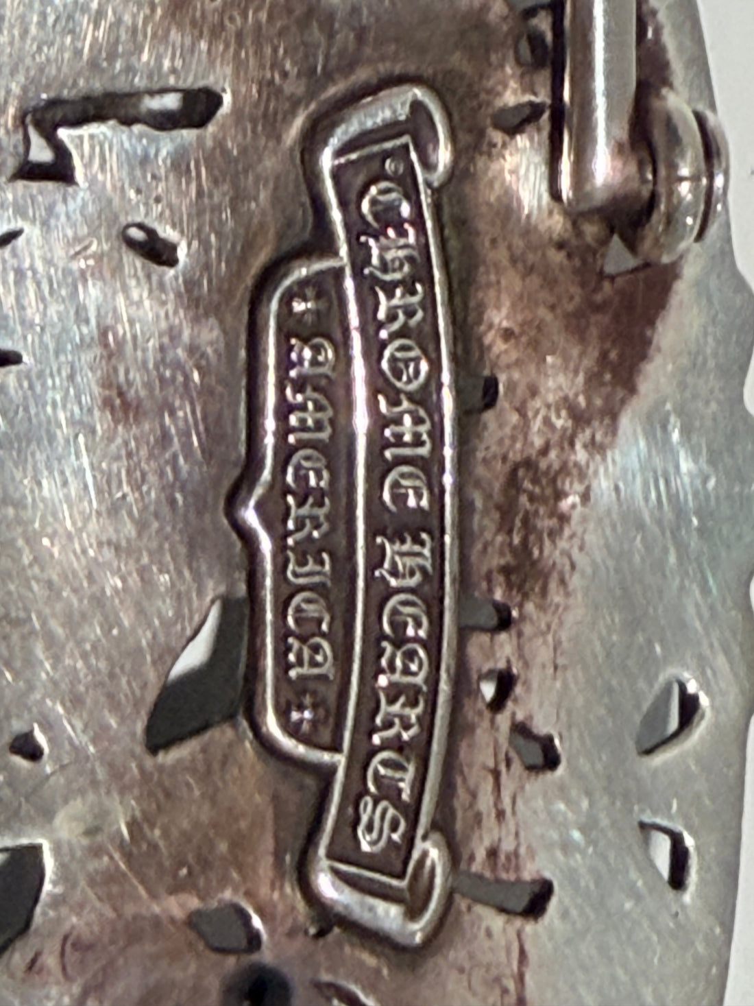 CHROME HEARTS CEMETERY BELT BUCKLE