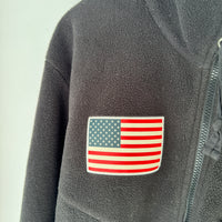 SUPREME X TNF USA FLAG FLEECE JACKET