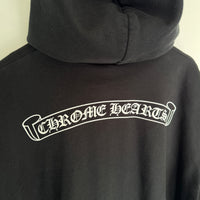 CHROME HEARTS SCROLL LOGO HOODIE