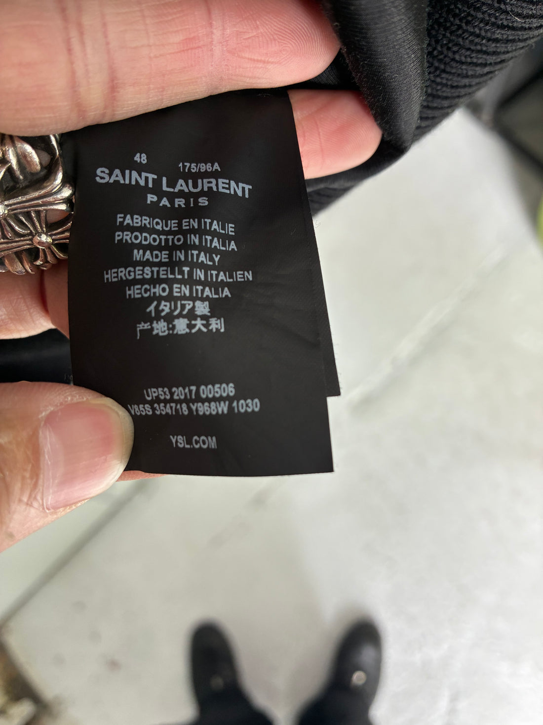 SAINT LAURENT 17' TEDDY JACKET