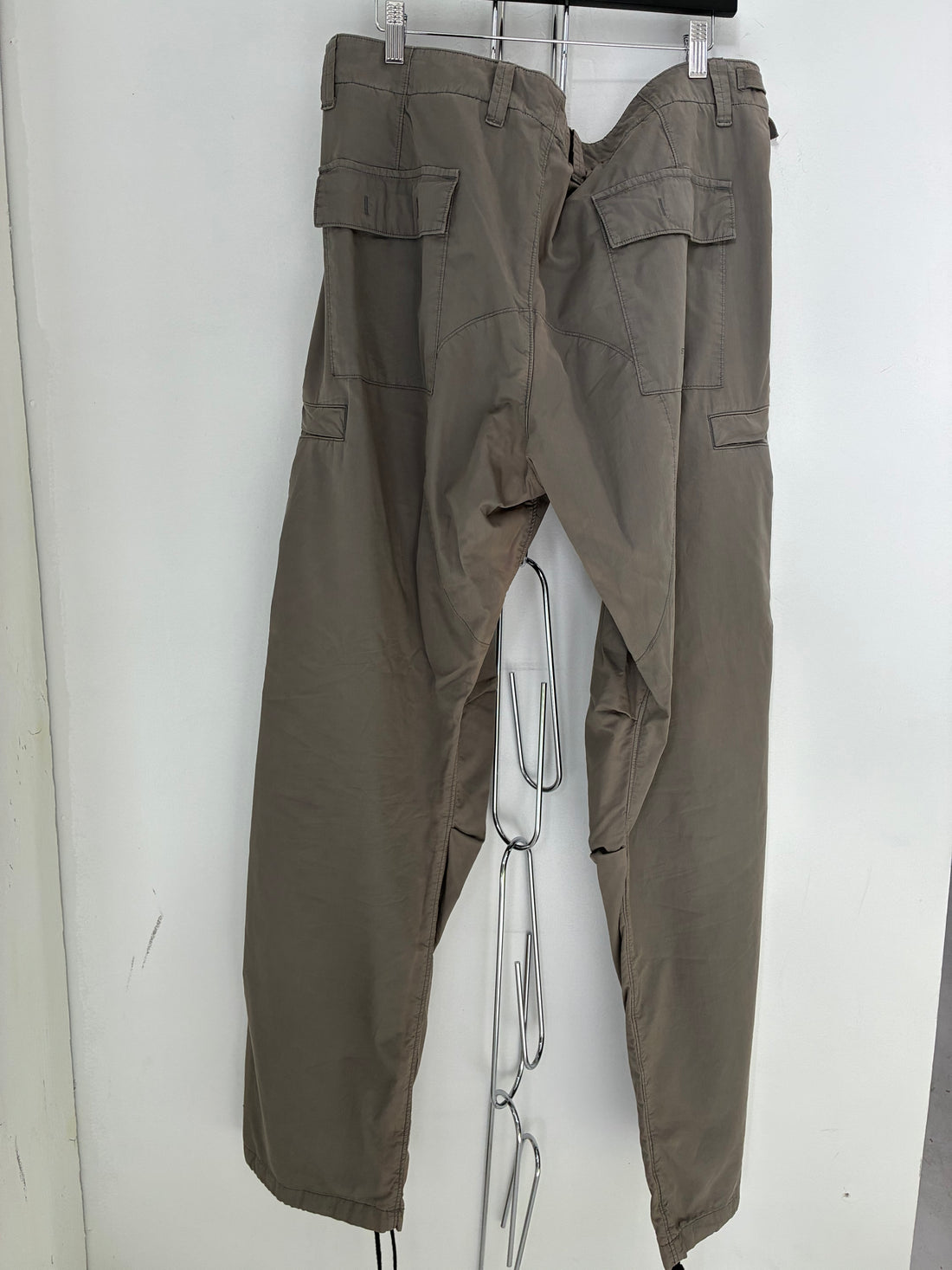 STONE ISLAND GRAY CARGO PANTS