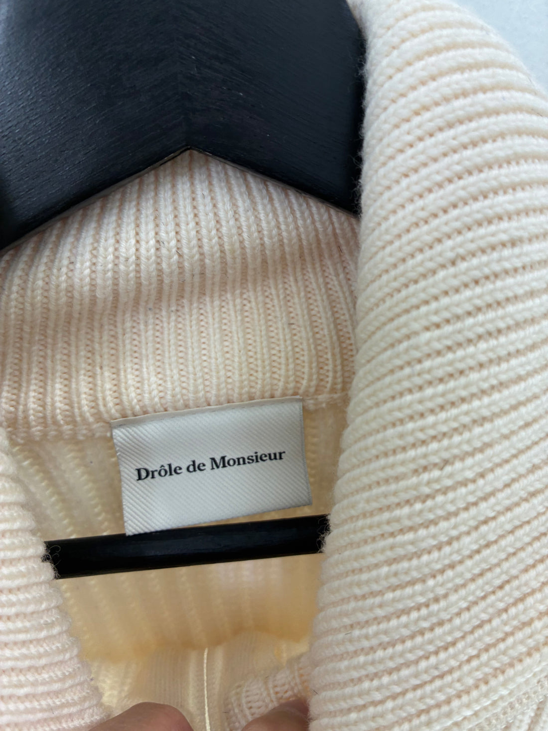 DROLE DE MONSIEUR QUARTER ZIP SWEATER