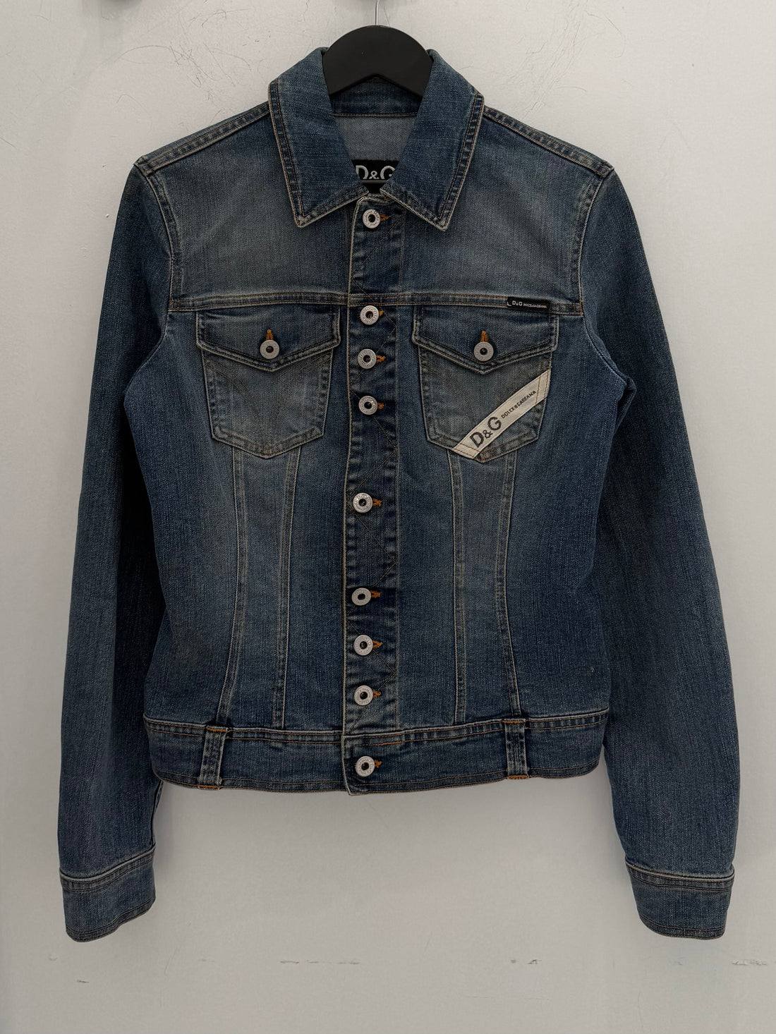 VINTAGE DOLCE & GABBANA FADED BLUE DENIM JACKET