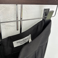 YSL 2005 RIVE GAUCHES GATHERED RUFFLE HEM SKIRT