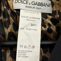 FW2001 DOLCE & GABBANA BLACK WOOL MATCHING SET