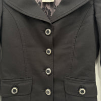VINTAGE DOLCE&GABBANA BLACK FITTED TAILORED JACKET