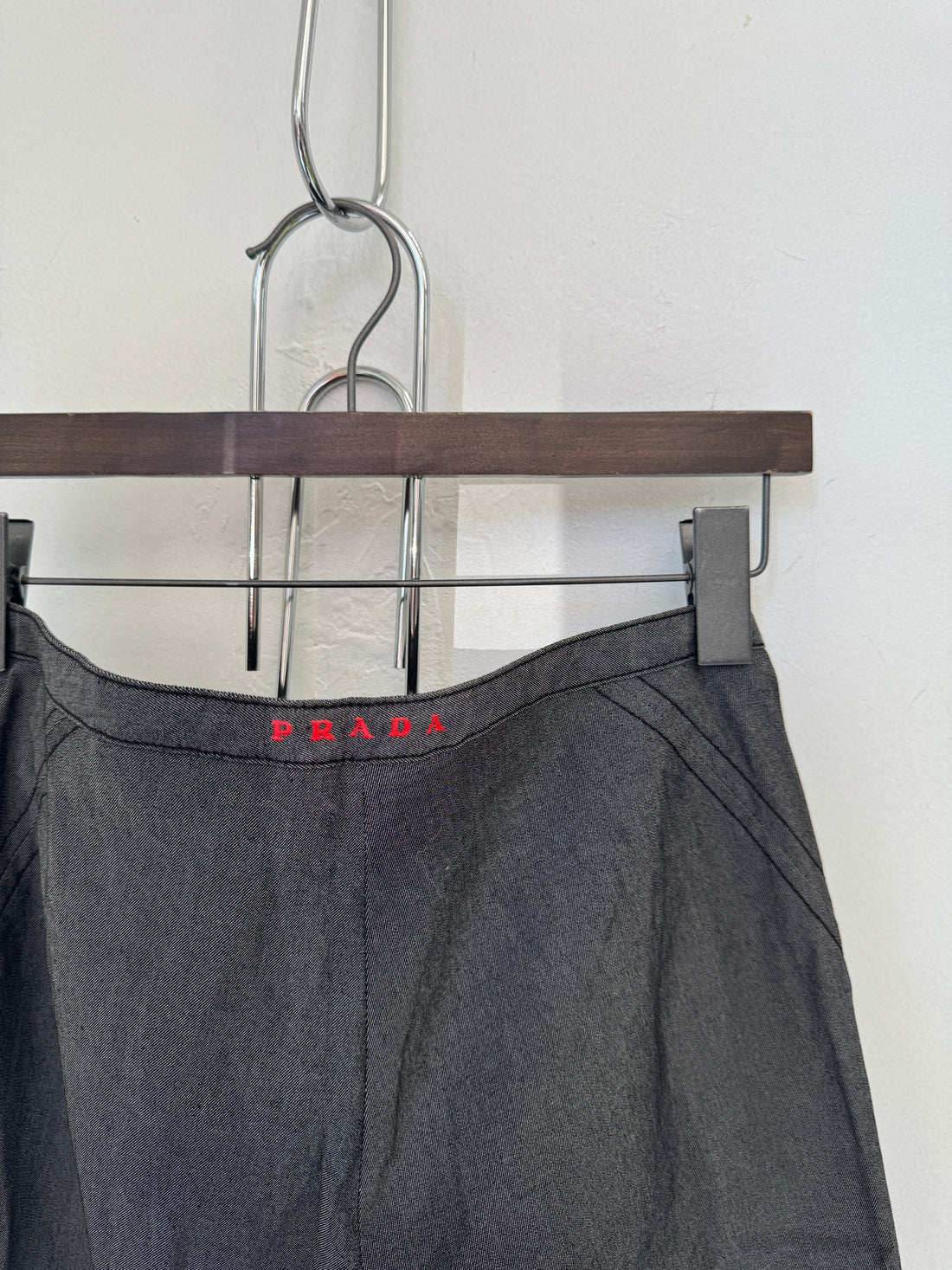 VINTAGE PRADA LINEA ROSSA DARK GREY PANTS