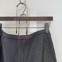 VINTAGE PRADA LINEA ROSSA DARK GREY PANTS