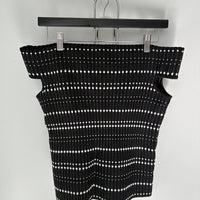 ALEXANDER MCQUEEN GRAPHIC PRINT OFF-THE SHOULDER TOP