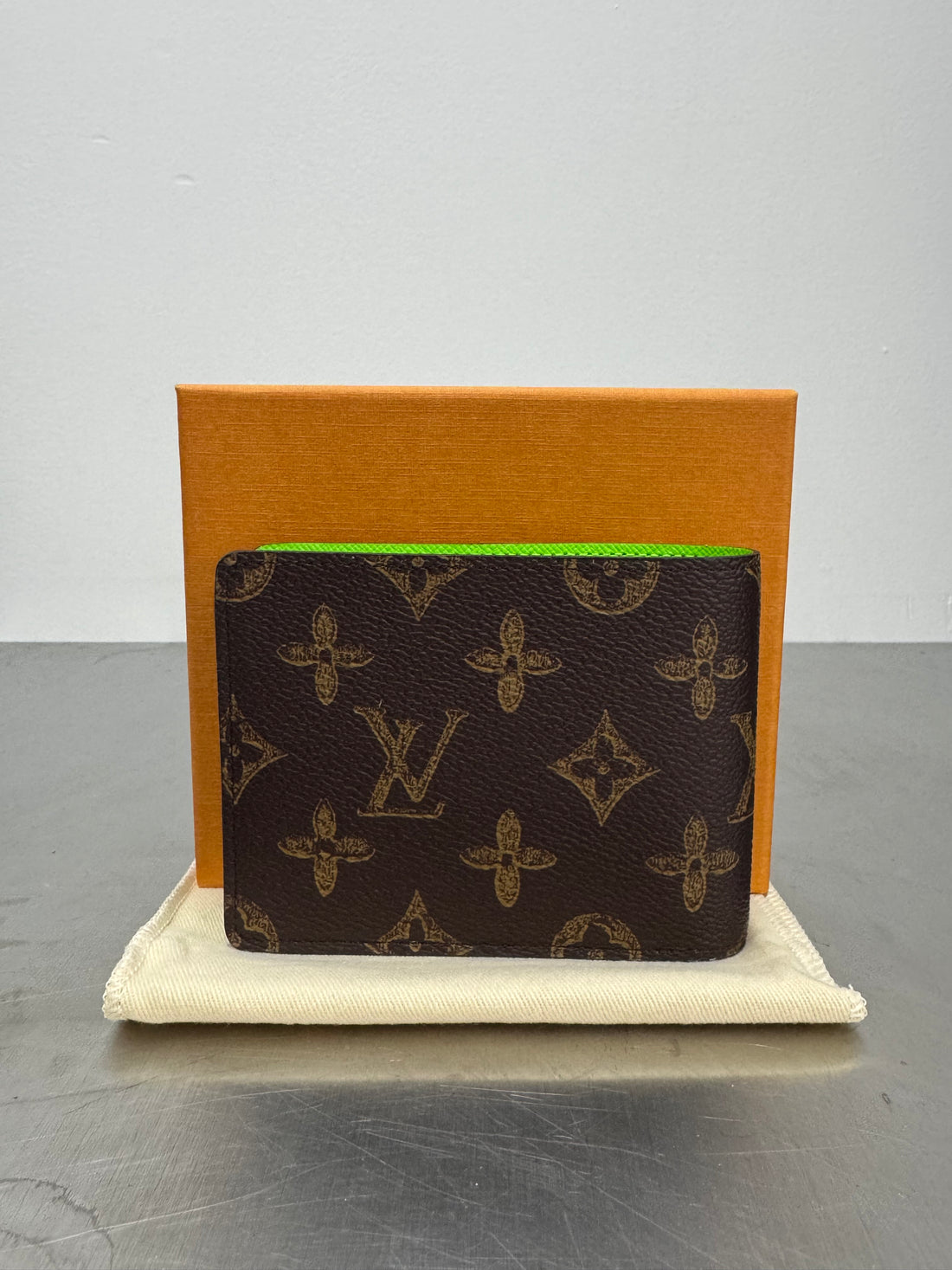 LOUIS VUITTON VIRGIL ABLOH TRUNK L’OEIL COATED CANVAS MONOGRAM MULTIPLE WALLET
