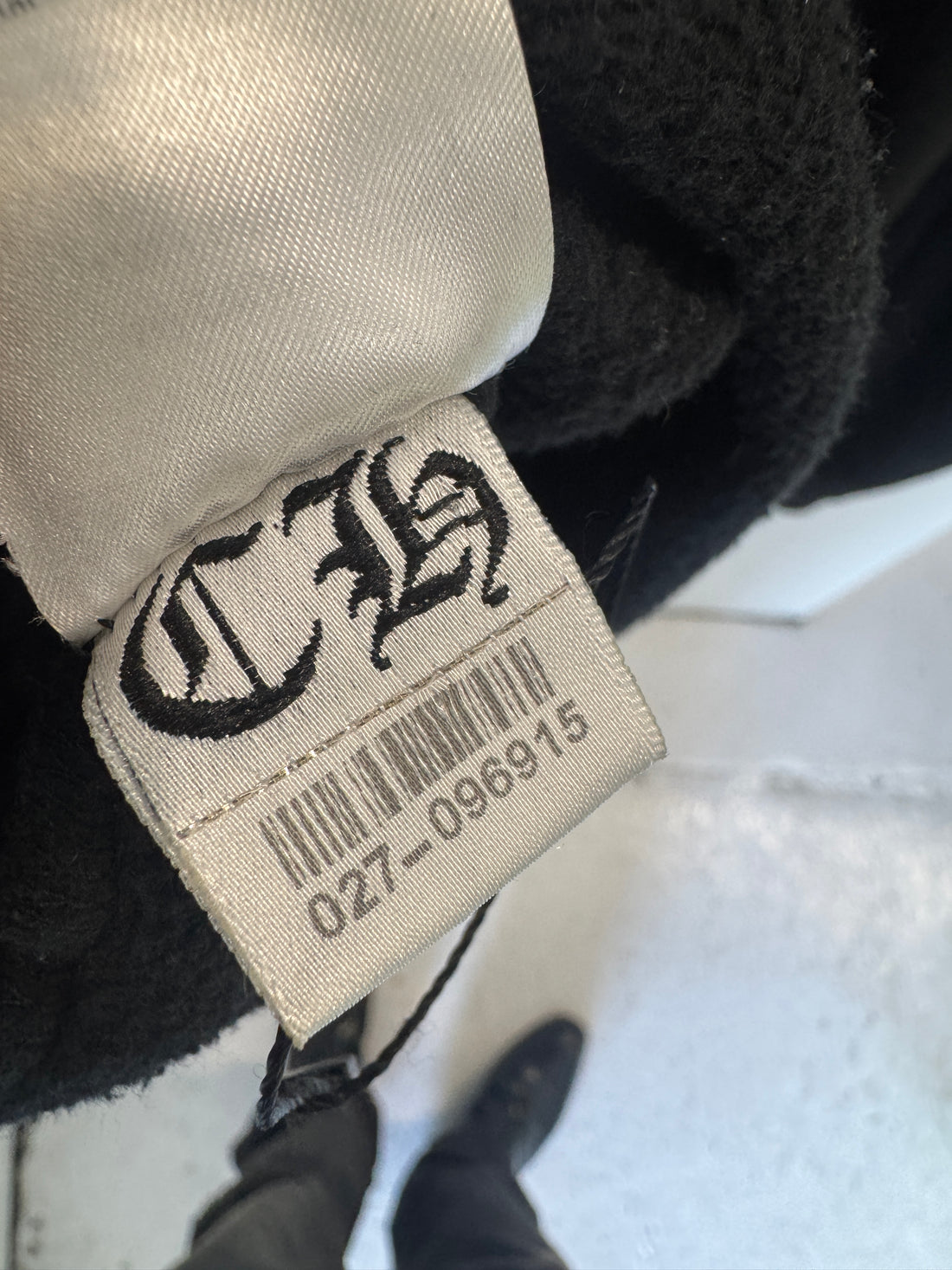 CHROME HEARTS VERTICAL LOGO HOODIE