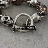 A&G ROCK VINTAGE 90S SKULL BRACELET