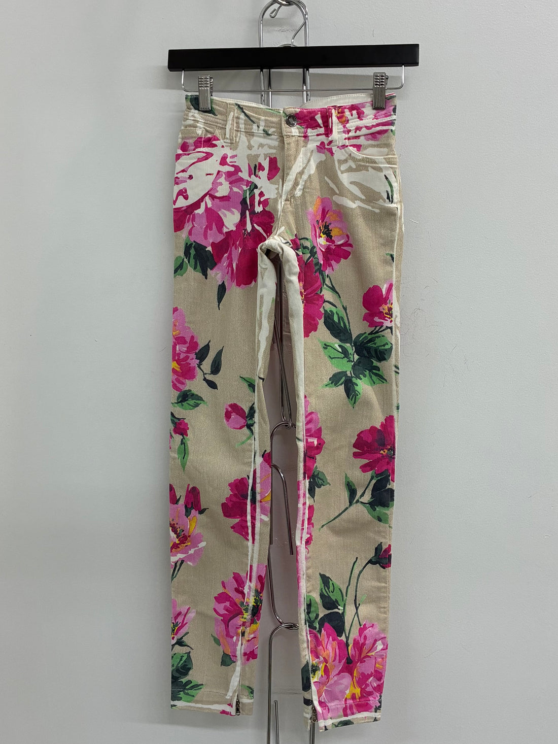 SS16 DOLCE & GABBANA FLORAL PRINT SKINNY JEANS
