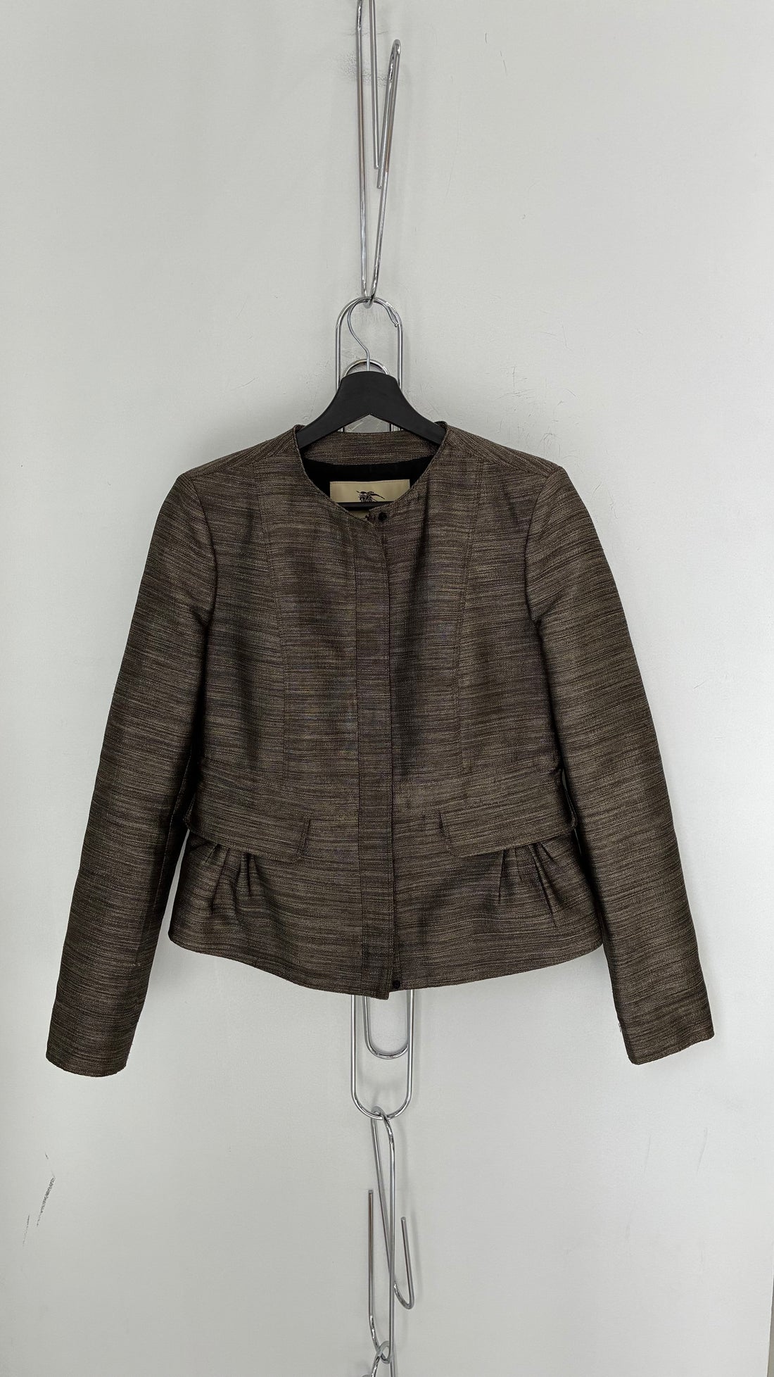 BURBERRY LONDON ROUNDNECK ZIP UP JACKET