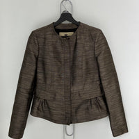 BURBERRY LONDON ROUNDNECK ZIP UP JACKET