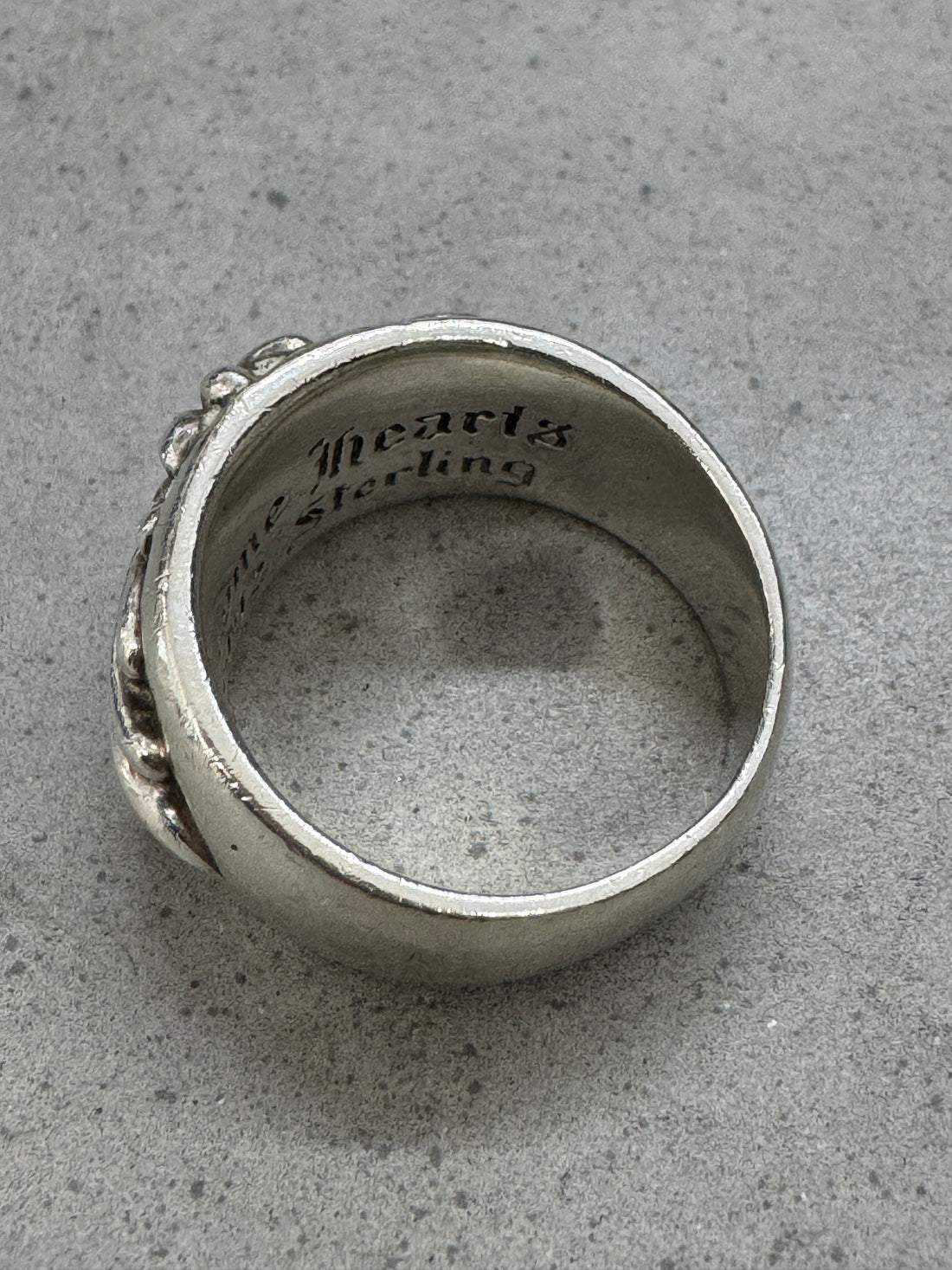 CHROME HEARTS SINGLE FLORAL RING