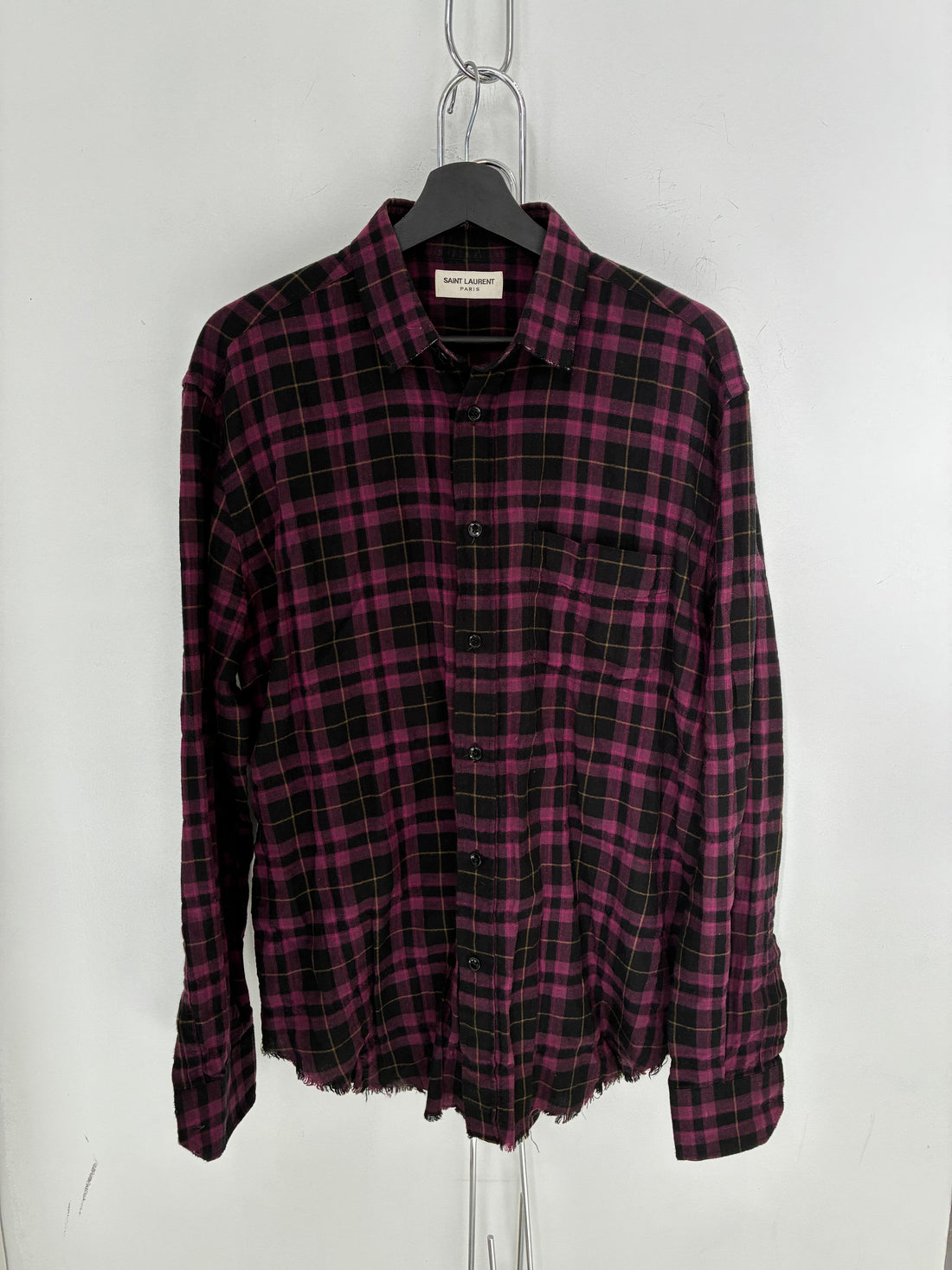 SAINT LAURENT SURF SOUND PURPLE FLANNEL