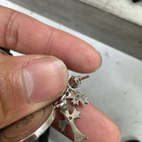 CHROME HEARTS TRIPLE CHARM EARRING