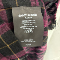SAINT LAURENT SURF SOUND PURPLE FLANNEL