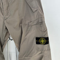 STONE ISLAND GRAY CARGO PANTS
