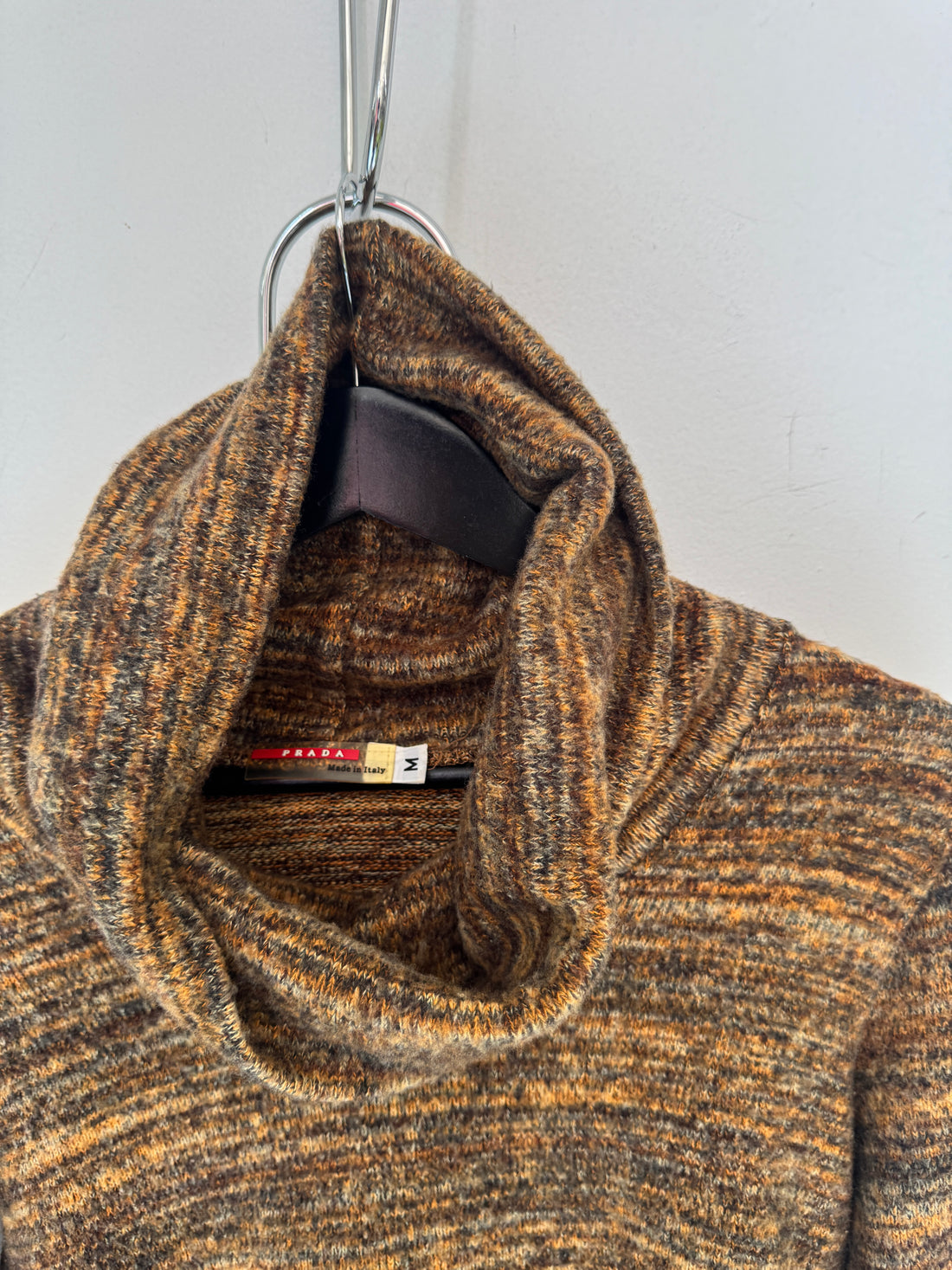 WOMENS PRADA WOOL TURTLENECK SWEATER