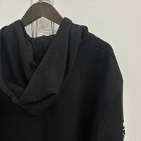 CHROME HEARTS BRAND NEW VERTICAL LOGO ZIP UP HOODIE