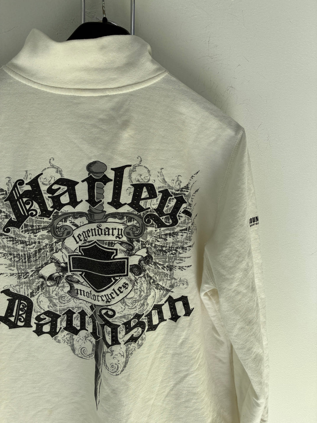 HARLEY DAVIDSON DAGGER ZIP UP SWEATER