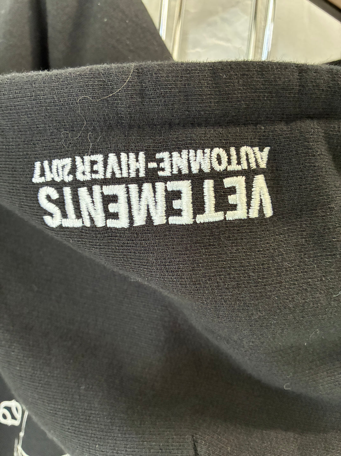 VETEMENTS TOTAL F***KIN DARKNESS HOODIE