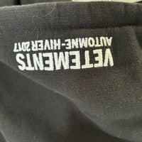 VETEMENTS TOTAL F***KIN DARKNESS HOODIE