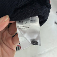 THOM BROWNE NAVY STRIPE HOODIE