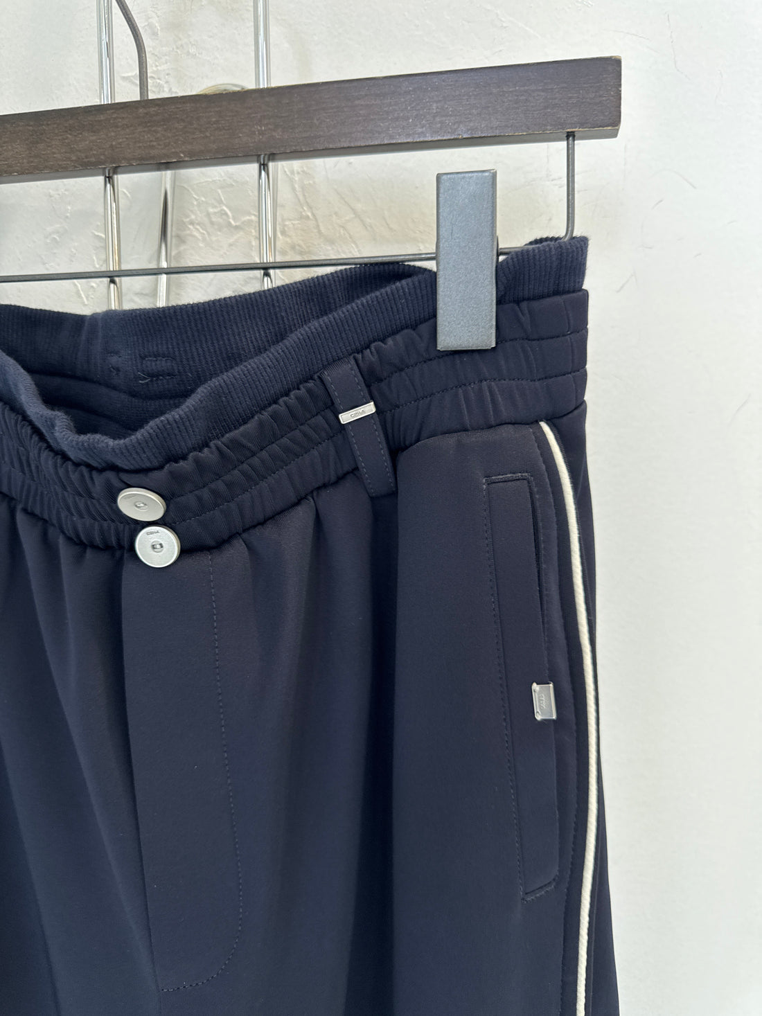 C2H4 DOUBLE WAISTED TRACK PANT