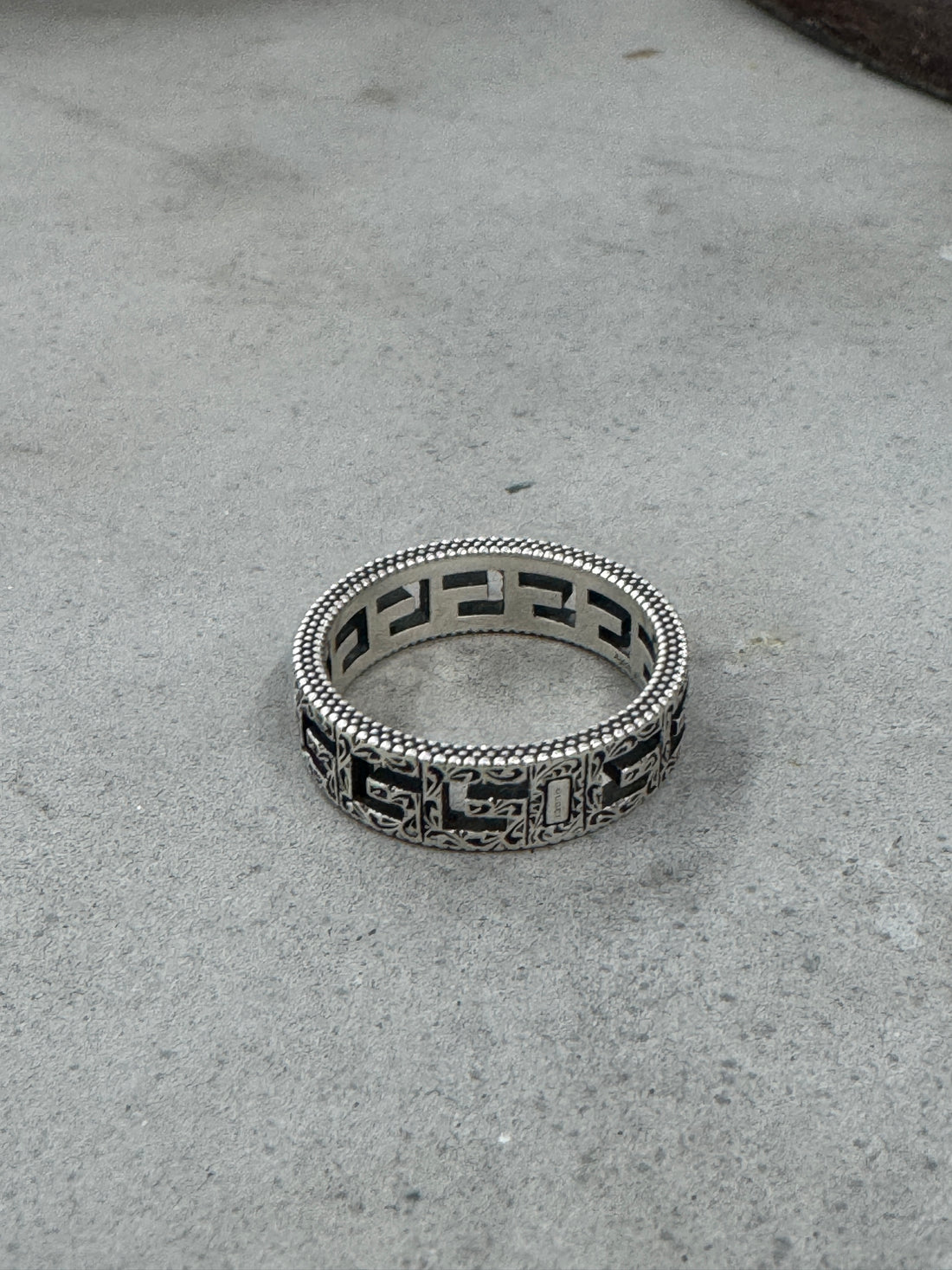 GUCCI G RING 925 SILVER