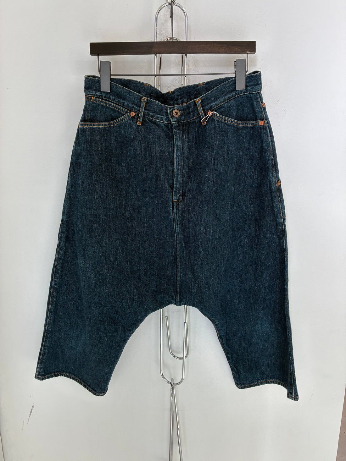 KAPITAL SAROUEL 6 POCKETS DENIM SHORTS