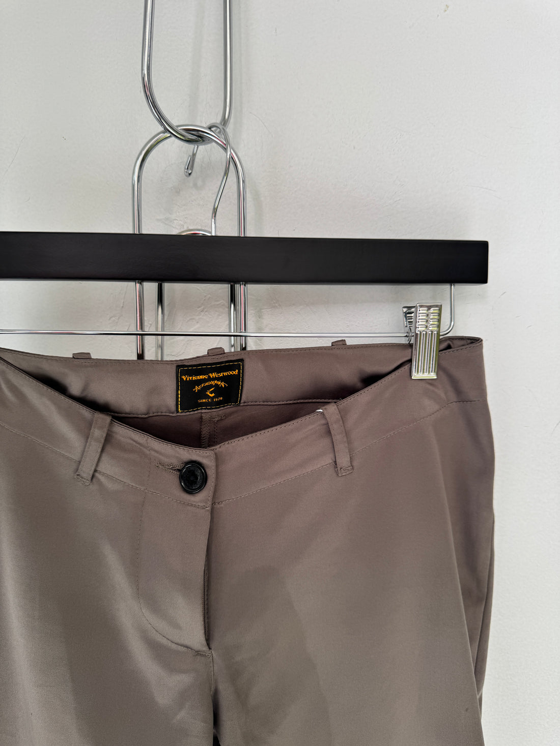 VIVIENNE WESTWOOD ANGLOMANIA SKINNY SATIN PANTS