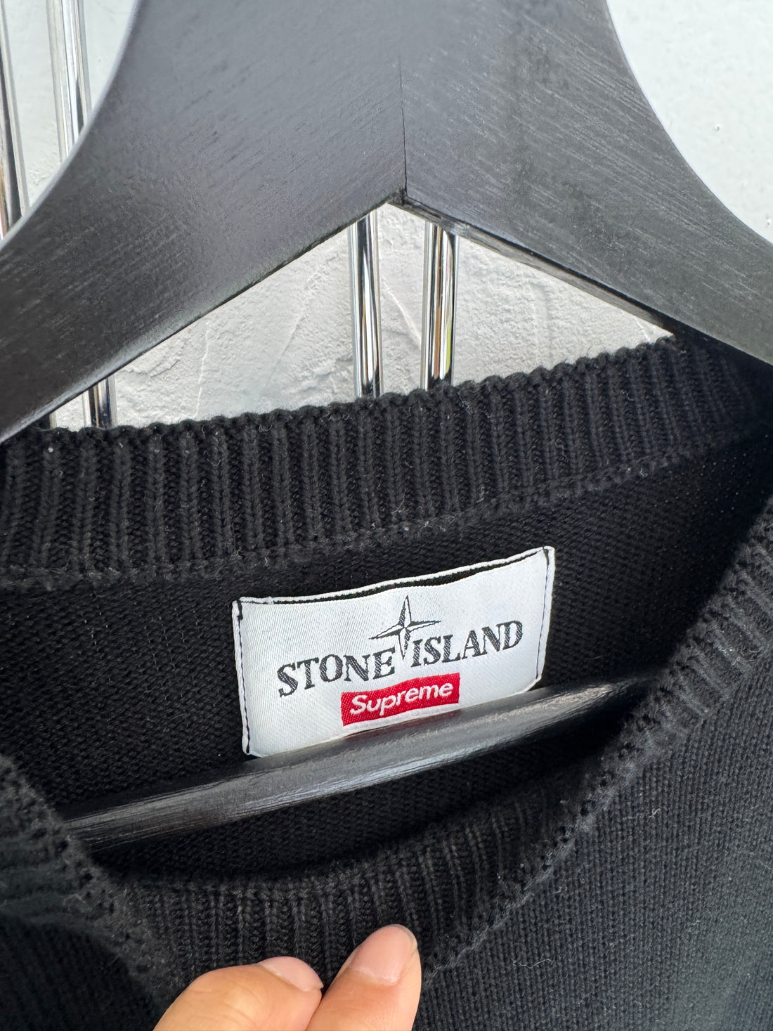SUPREME X STONE ISLAND 3M SWEATER