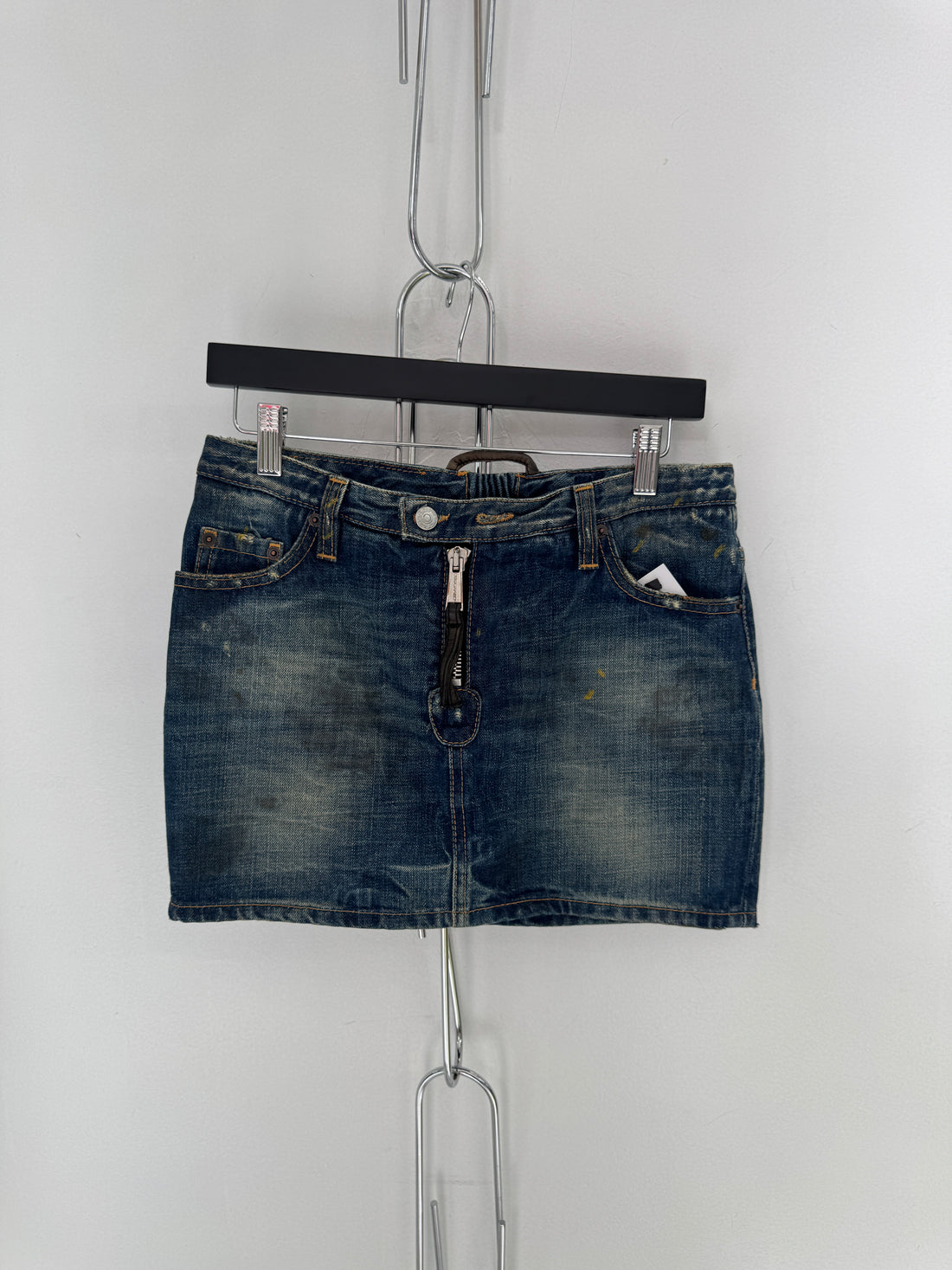 2008 DSQUARED DENIM WASHED SKIRT