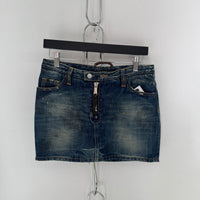 2008 DSQUARED DENIM WASHED SKIRT
