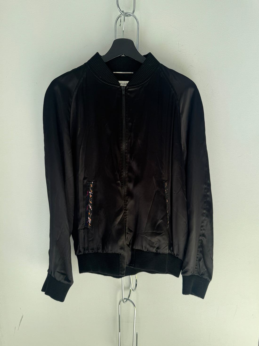 SAINT LAURENT BEADED TEDDY JACKET