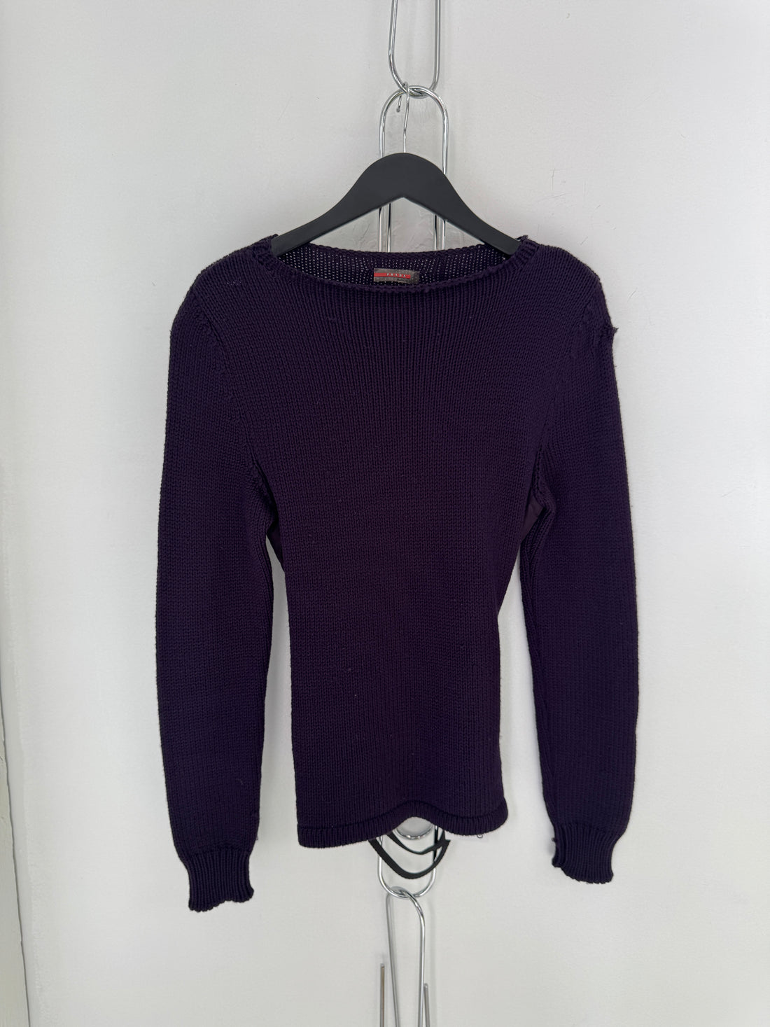 VINTAGE PRADA SPORT BELTED SWEATER