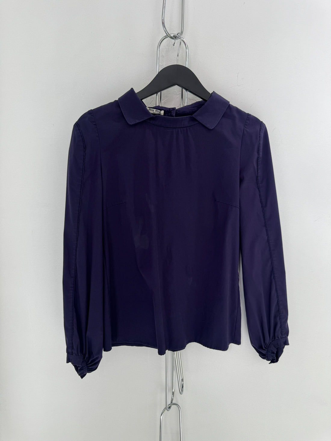 2009 MIU MIU REVERSE BUTTON UP